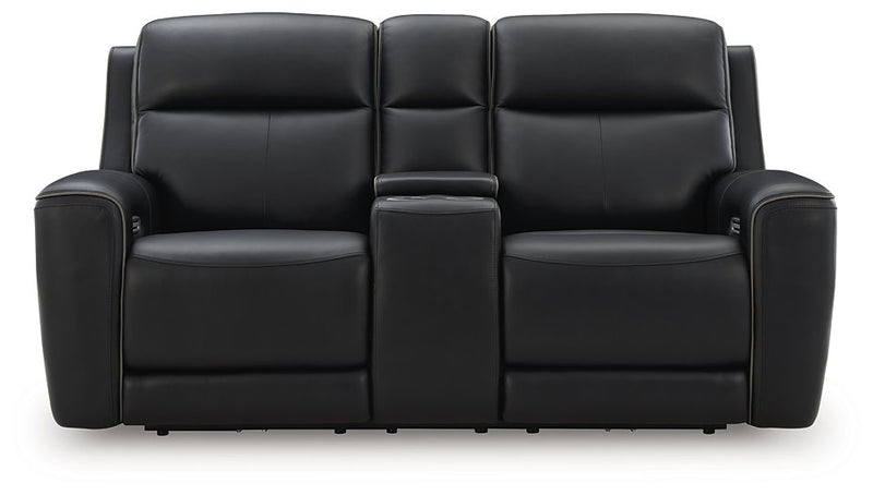 5Z-Comfort Power Reclining Loveseat with Console - Theo's Factory Direct Mattress & Furniture (Columbus, OH)