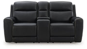 5Z-Relaxation Power Reclining Loveseat with Console - Theo's Factory Direct Mattress & Furniture (Columbus, OH)