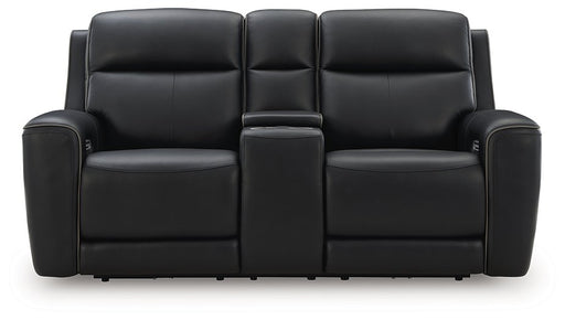 5Z-Relaxation Power Reclining Loveseat with Console - Theo's Factory Direct Mattress & Furniture (Columbus, OH)