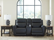 5Z-Comfort Power Reclining Loveseat with Console - Theo's Factory Direct Mattress & Furniture (Columbus, OH)