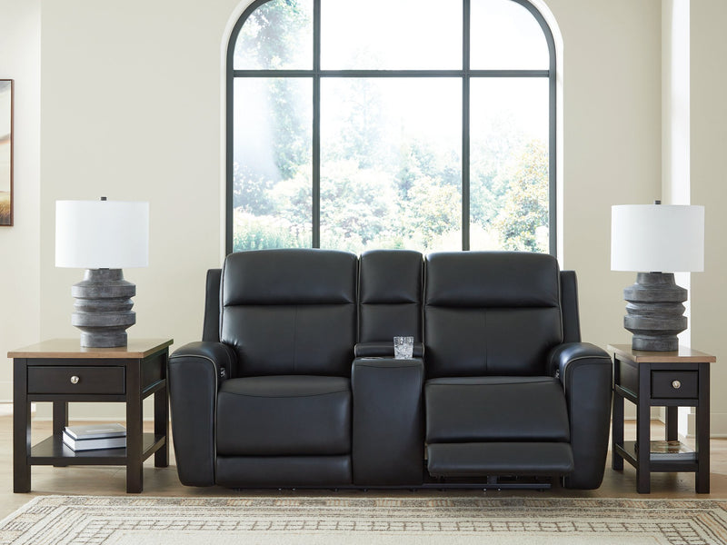 5Z-Relaxation Power Reclining Loveseat with Console - Theo's Factory Direct Mattress & Furniture (Columbus, OH)