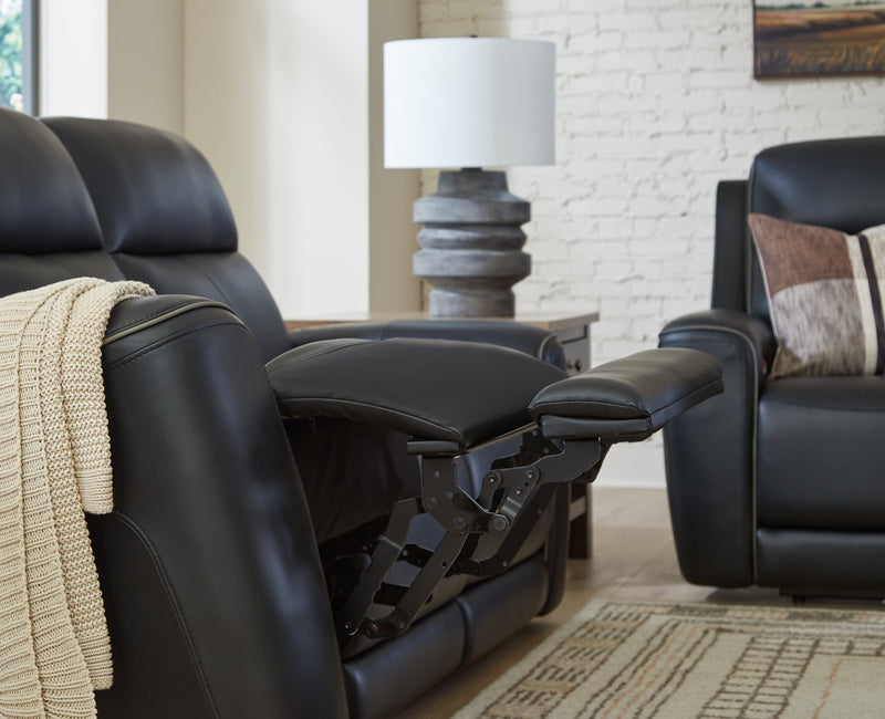 5Z-Relaxation Power Reclining Loveseat with Console - Theo's Factory Direct Mattress & Furniture (Columbus, OH)