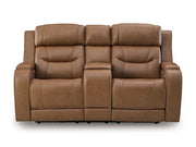 Knightington Power Reclining Loveseat with Audio Seating - Theo's Factory Direct Mattress & Furniture (Columbus, OH)