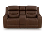 Knightington Power Reclining Loveseat with Audio Seating - Theo's Factory Direct Mattress & Furniture (Columbus, OH)