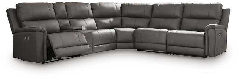 Bleckley Power Reclining Sectional - Theo's Factory Direct Mattress & Furniture (Columbus, OH)