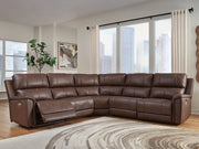 Bleckley Power Reclining Sectional - Theo's Factory Direct Mattress & Furniture (Columbus, OH)