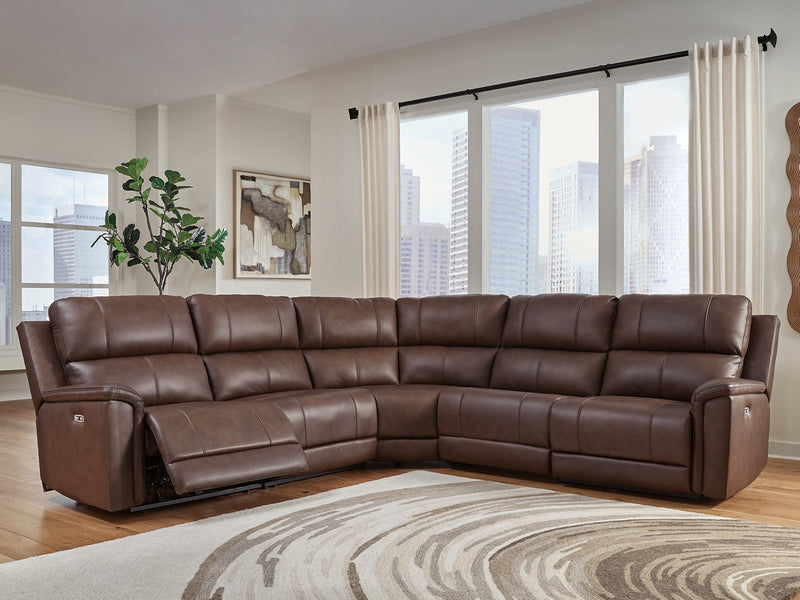 Bleckley Power Reclining Sectional - Theo's Factory Direct Mattress & Furniture (Columbus, OH)