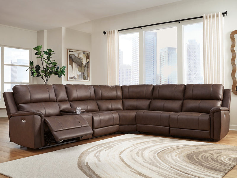 Bleckley Power Reclining Sectional - Theo's Factory Direct Mattress & Furniture (Columbus, OH)