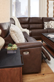 Bleckley Power Reclining Sectional - Theo's Factory Direct Mattress & Furniture (Columbus, OH)