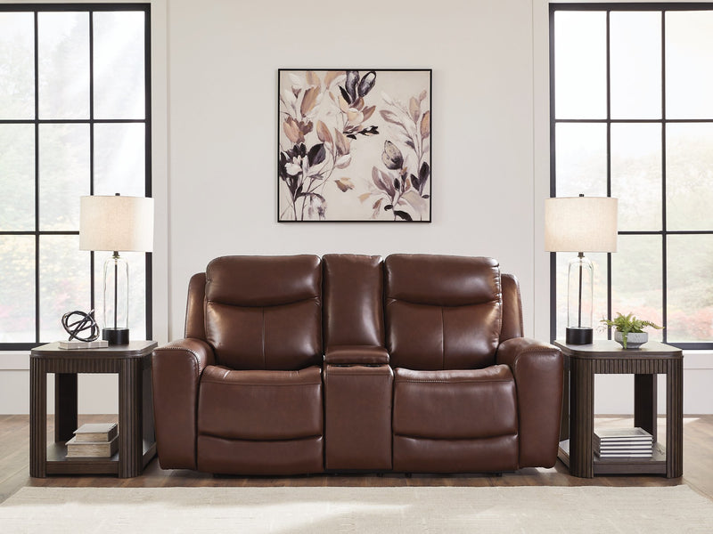 Next Move Power Reclining Loveseat with Console - Theo's Factory Direct Mattress & Furniture (Columbus, OH)