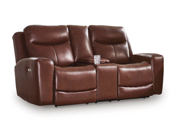 Next Move Power Reclining Loveseat with Console - Theo's Factory Direct Mattress & Furniture (Columbus, OH)