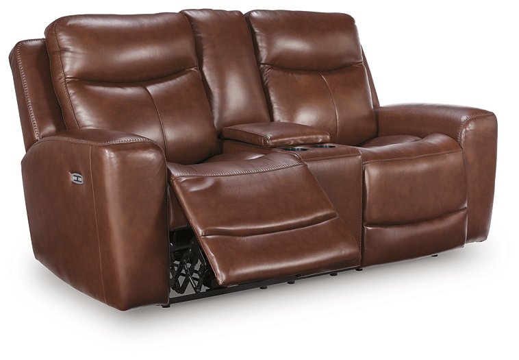Next Move Power Reclining Loveseat with Console - Theo's Factory Direct Mattress & Furniture (Columbus, OH)