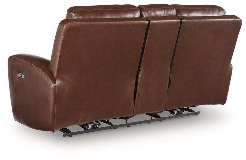Next Move Power Reclining Loveseat with Console - Theo's Factory Direct Mattress & Furniture (Columbus, OH)