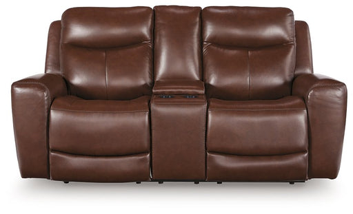 Next Move Power Reclining Loveseat with Console - Theo's Factory Direct Mattress & Furniture (Columbus, OH)