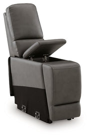 5Z - Pittson Power Reclining Sectional Loveseat with Console - Theo's Factory Direct Mattress & Furniture (Columbus, OH)