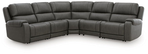 5Z - Pittson Power Reclining Sectional - Theo's Factory Direct Mattress & Furniture (Columbus, OH)
