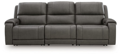5Z - Pittson Power Sectional Reclining Sofa - Theo's Factory Direct Mattress & Furniture (Columbus, OH)