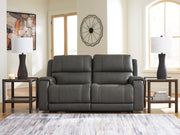 5Z - Pittson Power Reclining Sectional Loveseat - Theo's Factory Direct Mattress & Furniture (Columbus, OH)