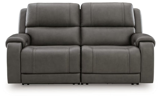 5Z - Pittson Power Reclining Sectional Loveseat - Theo's Factory Direct Mattress & Furniture (Columbus, OH)