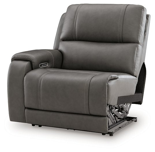 5Z - Pittson Power Sectional Reclining Sofa - Theo's Factory Direct Mattress & Furniture (Columbus, OH)