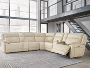 Double Deal Reclining Sectional with 2 Consoles - Theo's Factory Direct Mattress & Furniture (Columbus, OH)