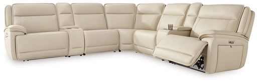 Double Deal Reclining Sectional with 2 Consoles - Theo's Factory Direct Mattress & Furniture (Columbus, OH)