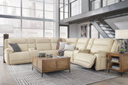 Double Deal Reclining Sectional with 2 Consoles - Theo's Factory Direct Mattress & Furniture (Columbus, OH)