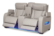 Boyington Power Reclining Loveseat with Console - Theo's Factory Direct Mattress & Furniture (Columbus, OH)