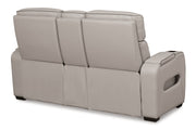 Boyington Power Reclining Loveseat with Console - Theo's Factory Direct Mattress & Furniture (Columbus, OH)