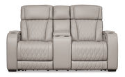 Boyington Power Reclining Loveseat with Console - Theo's Factory Direct Mattress & Furniture (Columbus, OH)