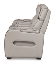 Boyington Power Reclining Loveseat with Console - Theo's Factory Direct Mattress & Furniture (Columbus, OH)