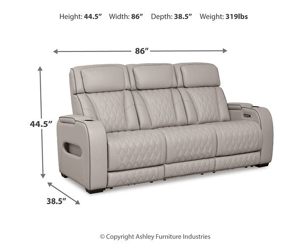 Boyington Power Reclining Sofa - Theo's Factory Direct Mattress & Furniture (Columbus, OH)