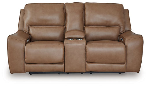 DeepWakes Power Reclining Loveseat with Console - Theo's Factory Direct Mattress & Furniture (Columbus, OH)