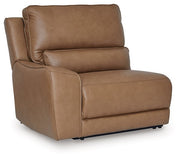 DeepWakes Reclining Sectional with Storage Console - Theo's Factory Direct Mattress & Furniture (Columbus, OH)
