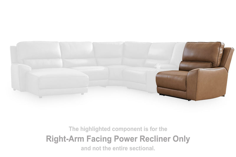 DeepWakes Power Reclining Sectional - Theo's Factory Direct Mattress & Furniture (Columbus, OH)