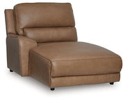 DeepWakes Power Reclining Sectional with Chaise - Theo's Factory Direct Mattress & Furniture (Columbus, OH)