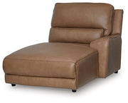 DeepWakes Power Reclining Sectional with Chaise - Theo's Factory Direct Mattress & Furniture (Columbus, OH)