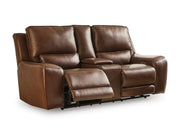 DeepWakes Power Reclining Loveseat with Console - Theo's Factory Direct Mattress & Furniture (Columbus, OH)