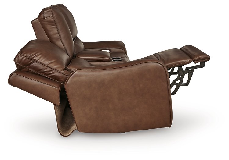 DeepWakes Power Reclining Loveseat with Console - Theo's Factory Direct Mattress & Furniture (Columbus, OH)