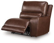DeepWakes Power Reclining Sectional with Chaise - Theo's Factory Direct Mattress & Furniture (Columbus, OH)