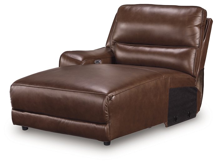DeepWakes Power Reclining Sectional with Chaise - Theo's Factory Direct Mattress & Furniture (Columbus, OH)