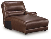 DeepWakes Power Reclining Sectional with Chaise - Theo's Factory Direct Mattress & Furniture (Columbus, OH)