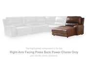 DeepWakes Power Reclining Sectional with Chaise - Theo's Factory Direct Mattress & Furniture (Columbus, OH)