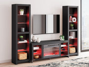 Cayberry Entertainment Center with Electric Fireplace - Theo's Factory Direct Mattress & Furniture (Columbus, OH)