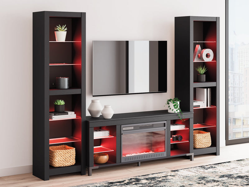 Cayberry Entertainment Center with Electric Fireplace - Theo's Factory Direct Mattress & Furniture (Columbus, OH)