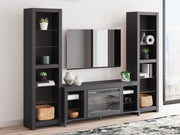 Cayberry Entertainment Center with Electric Fireplace - Theo's Factory Direct Mattress & Furniture (Columbus, OH)