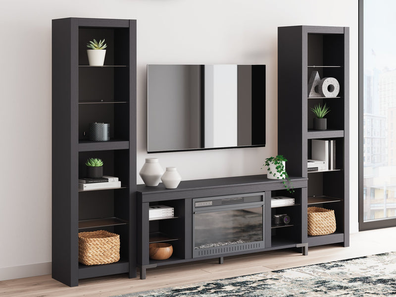 Cayberry Entertainment Center with Electric Fireplace - Theo's Factory Direct Mattress & Furniture (Columbus, OH)