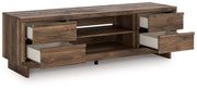 Zadilyn 72" TV Stand with Electric Fireplace - Theo's Factory Direct Mattress & Furniture (Columbus, OH)
