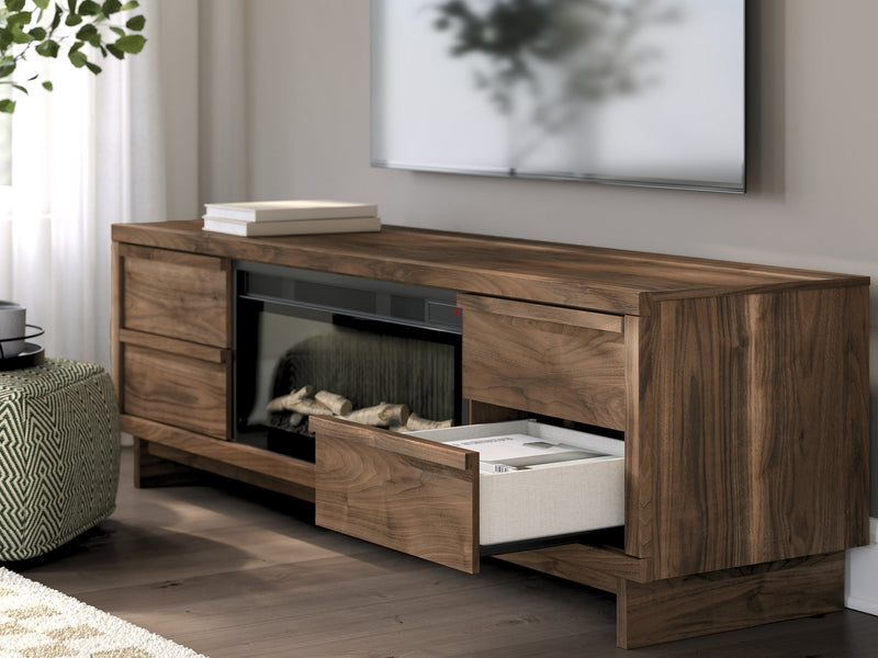 Zadilyn 72" TV Stand with Electric Fireplace - Theo's Factory Direct Mattress & Furniture (Columbus, OH)