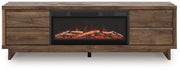 Zadilyn 72" TV Stand with Electric Fireplace - Theo's Factory Direct Mattress & Furniture (Columbus, OH)